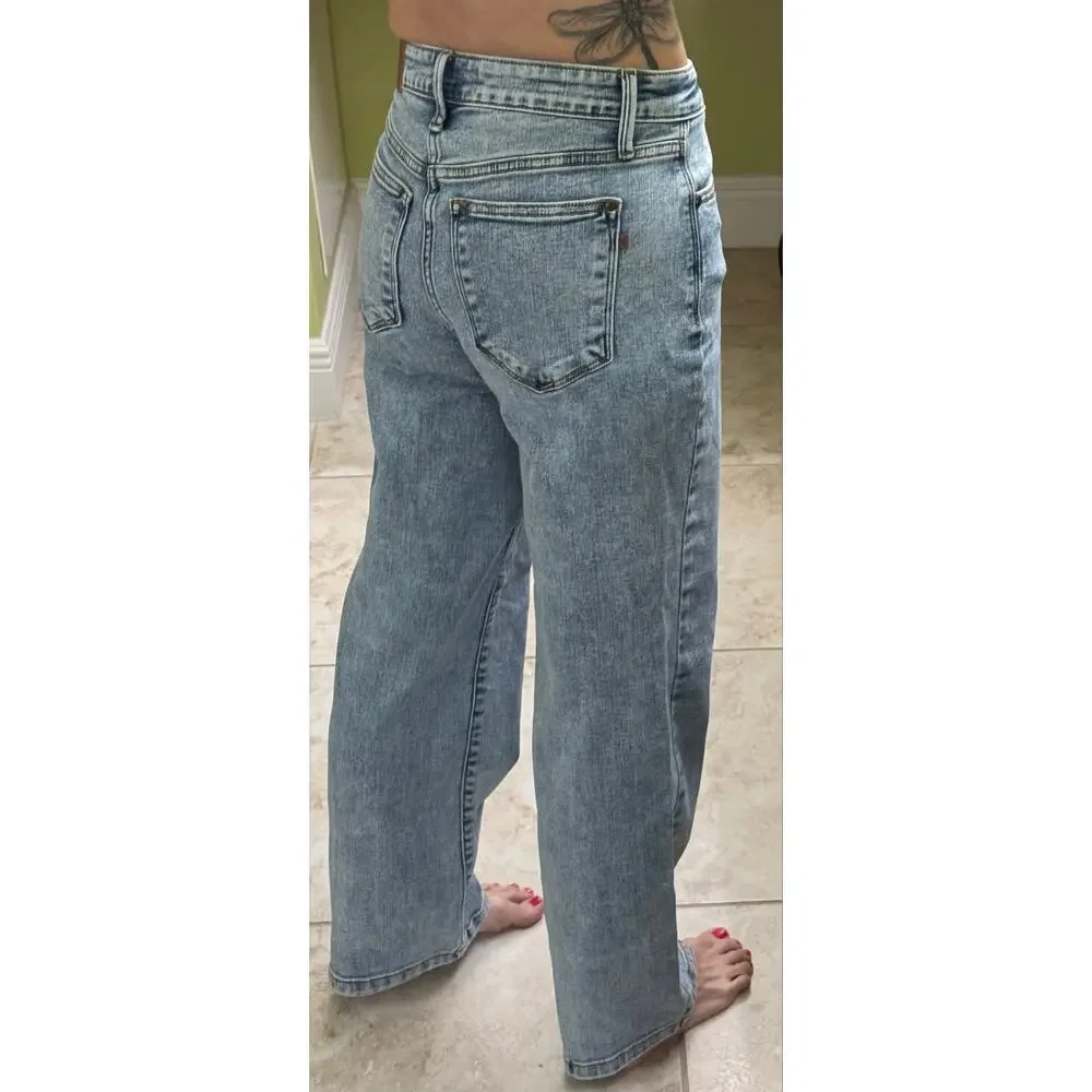 Judy blues straight fit denim jeans 3/26 acid wash - Picture 5 of 9